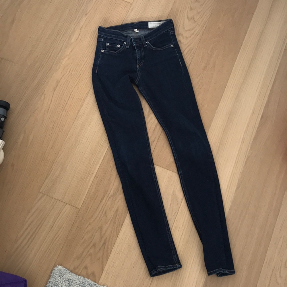 Rag & Bone high rise skinnies, size 24